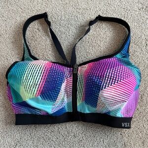 Victoria's Secret Multicolor Striped Sports Bra